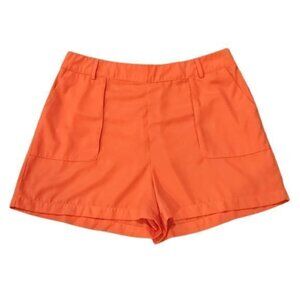 [A New Day] Orange Pull up Shorts with Pockets - Size XL
